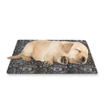 Indian Boho Elephant Pattern Print Pet Cooling Mat Cover