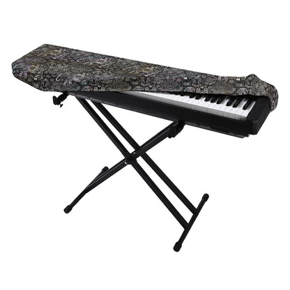 Indian Boho Elephant Pattern Print Piano Keyboard Cover