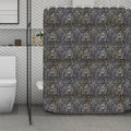 Indian Boho Elephant Pattern Print Polyester Shower Curtain