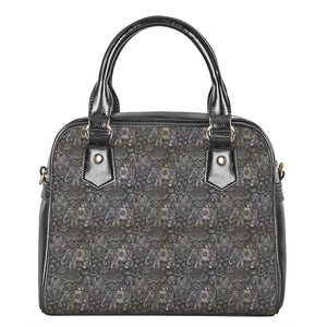 Indian Boho Elephant Pattern Print Shoulder Handbag