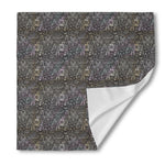 Indian Boho Elephant Pattern Print Silk Bandana