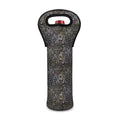 Indian Boho Elephant Pattern Print Single Neoprene Wine Tote