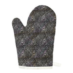 Indian Boho Elephant Pattern Print Single Oven Mitt
