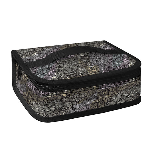 Indian Boho Elephant Pattern Print Small Lunch Bag