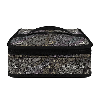 Indian Boho Elephant Pattern Print Small Lunch Bag