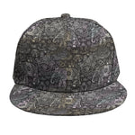 Indian Boho Elephant Pattern Print Snapback Cap