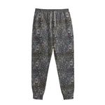 Indian Boho Elephant Pattern Print Sweatpants