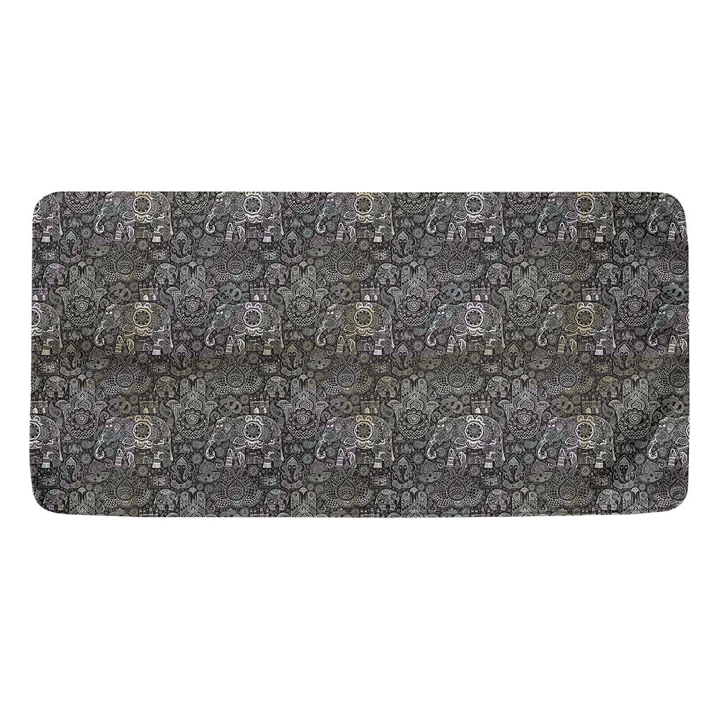 Indian Boho Elephant Pattern Print Towel