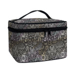 Indian Boho Elephant Pattern Print Travel Makeup Bag