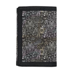 Indian Boho Elephant Pattern Print Trifold Wallet