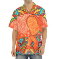 Indian Boho Hippie Elephant Print Aloha Shirt