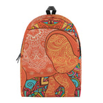 Indian Boho Hippie Elephant Print Backpack