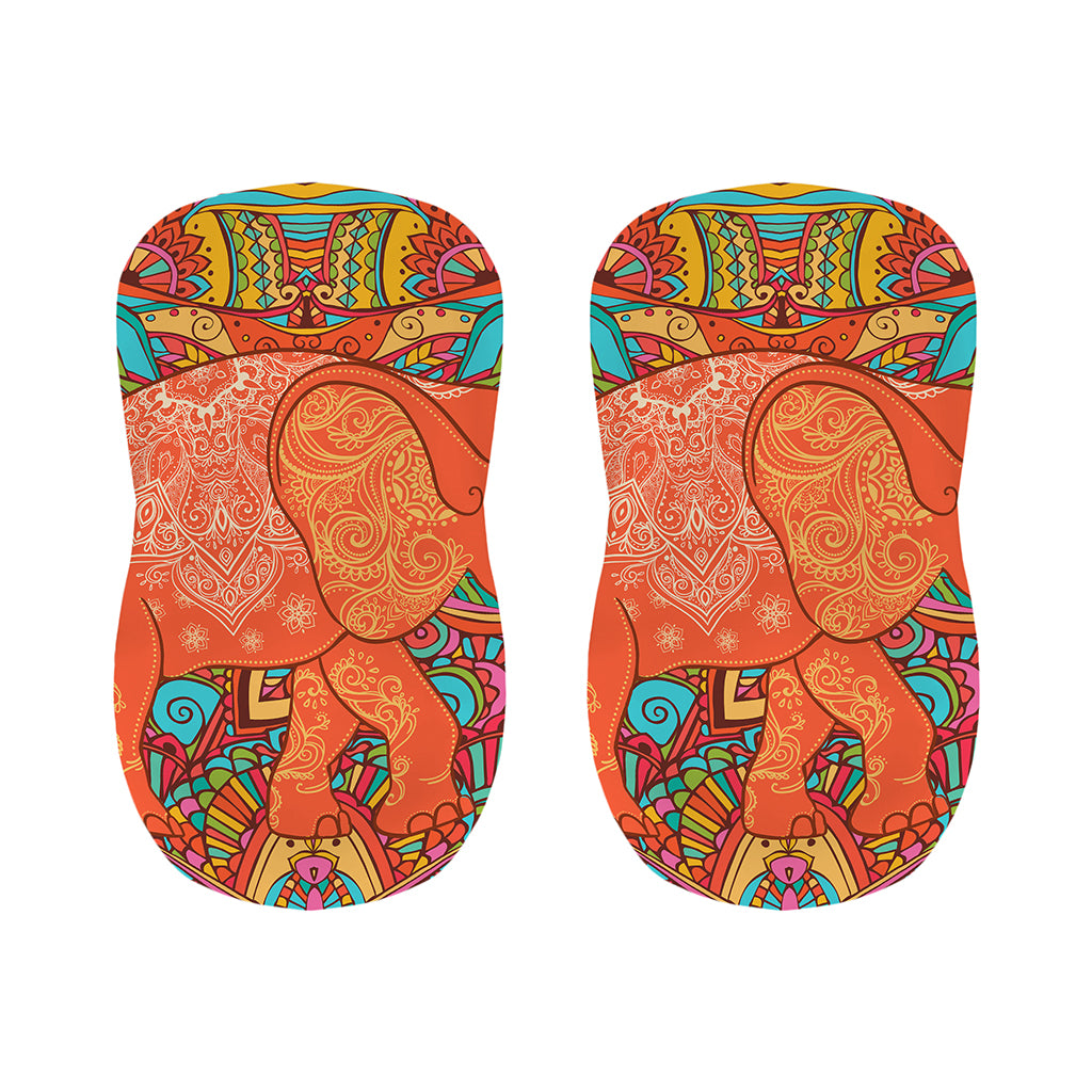 Indian Boho Hippie Elephant Print Bar Stool Covers