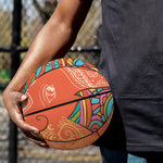 Indian Boho Hippie Elephant Print Basketball