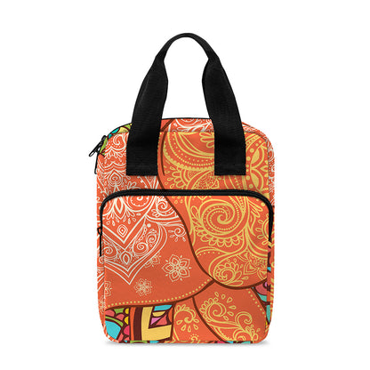 Indian Boho Hippie Elephant Print Bible Tote Bag