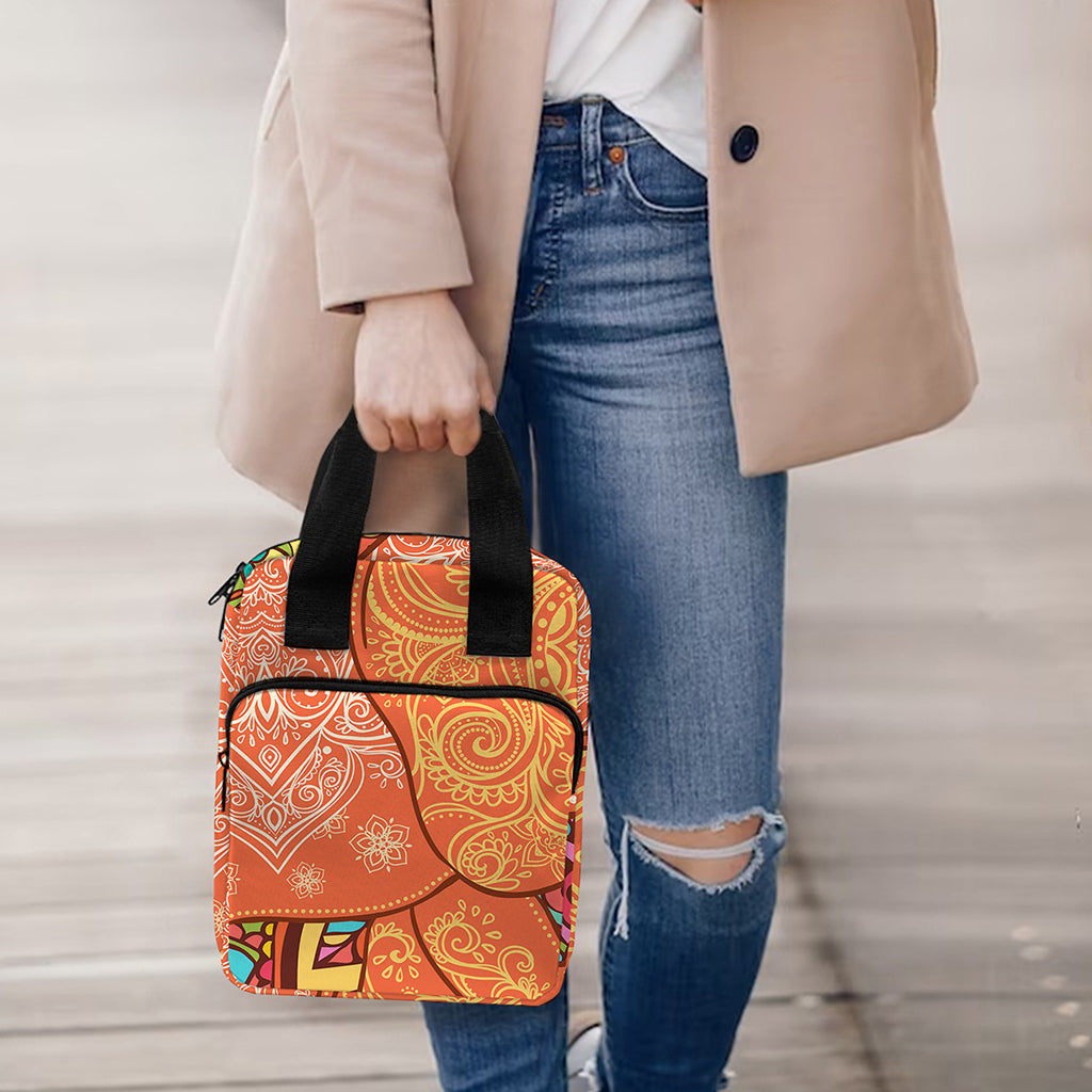 Indian Boho Hippie Elephant Print Bible Tote Bag