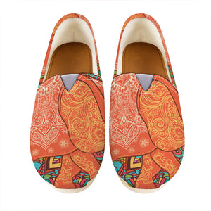 Indian Boho Hippie Elephant Print Casual Shoes