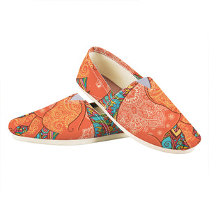 Indian Boho Hippie Elephant Print Casual Shoes