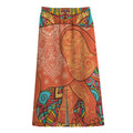 Indian Boho Hippie Elephant Print Cotton Front Slit Maxi Skirt