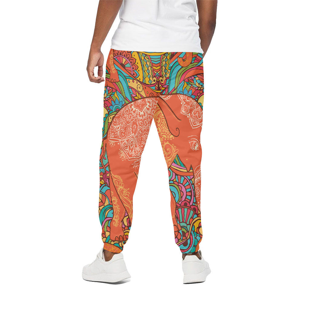 Indian Boho Hippie Elephant Print Cotton Pants