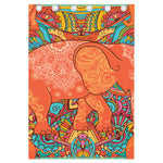 Indian Boho Hippie Elephant Print Curtain