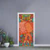 Indian Boho Hippie Elephant Print Door Sticker