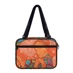 Indian Boho Hippie Elephant Print Double Strap Bible Bag