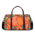 Indian Boho Hippie Elephant Print Duffel Bag