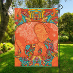 Indian Boho Hippie Elephant Print Garden Flag