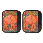 Indian Boho Hippie Elephant Print Handle Covers