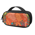 Indian Boho Hippie Elephant Print Portable Cooler Travel Case