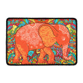 Indian Boho Hippie Elephant Print Kitchen Mat