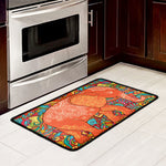 Indian Boho Hippie Elephant Print Kitchen Mat