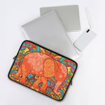 Indian Boho Hippie Elephant Print Laptop Sleeve