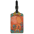 Indian Boho Hippie Elephant Print Luggage Tag