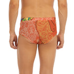 Indian Boho Hippie Elephant Print Men's Briefs