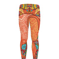 Indian Boho Hippie Elephant Print Men's Leggings