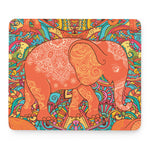 Indian Boho Hippie Elephant Print Mouse Pad