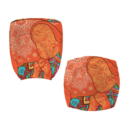 Indian Boho Hippie Elephant Print Office Chair Cover