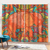 Indian Boho Hippie Elephant Print Pencil Pleat Curtains