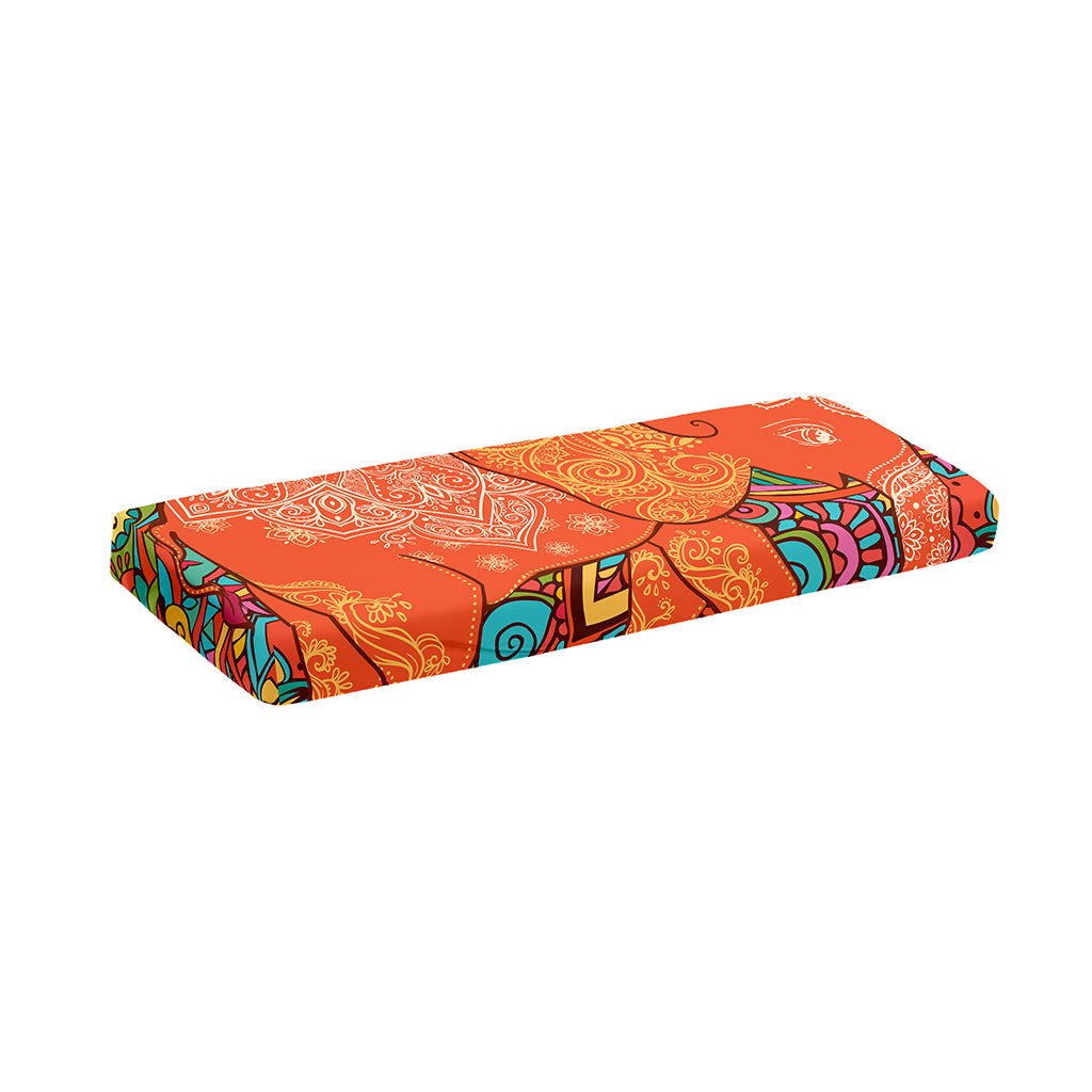 Indian Boho Hippie Elephant Print Piano Keyboard Cover