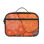 Indian Boho Hippie Elephant Print Portable Lunch Bag