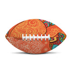 Indian Boho Hippie Elephant Print Rugby Ball