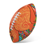 Indian Boho Hippie Elephant Print Rugby Ball