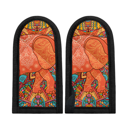 Indian Boho Hippie Elephant Print Skillet Handle Cover
