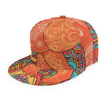 Indian Boho Hippie Elephant Print Snapback Cap