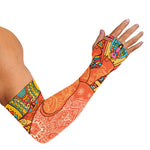 Indian Boho Hippie Elephant Print Sun Protection Arm Sleeves