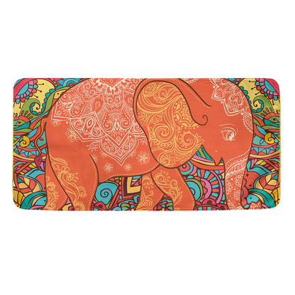 Indian Boho Hippie Elephant Print Towel