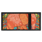 Indian Boho Hippie Elephant Print Trifold Wallet