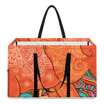 Indian Boho Hippie Elephant Print Utility Tote Bag